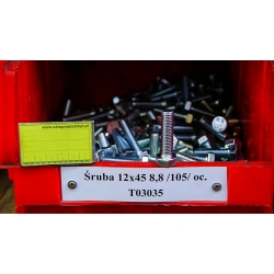 ŚRUBA 12X45 8,8 DIN933/105/ OC. (T03035)