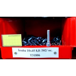 ŚRUBA 10X45 8,8 DIN912/302/ OC (T31806)